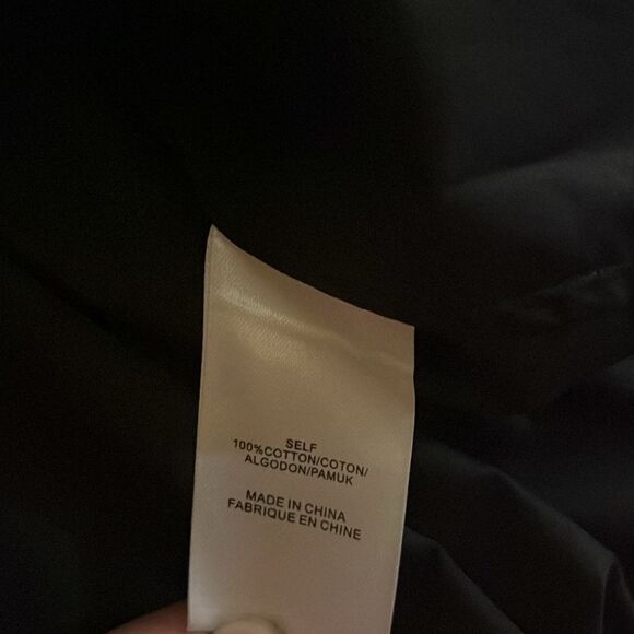 Tibi Satin Poplin Tie-front Shirt, Black, size 8 - Picture 9 of 10